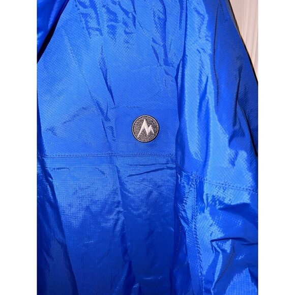 MARMOT Precip Eco Mens Hooded Full Zipper Windbreaker Jacket Sz XL - Picture 9 of 16
